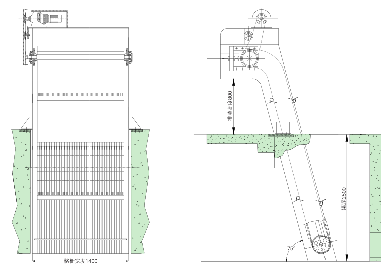 GSHP鏈條回轉(zhuǎn)式多耙格柵除污機(jī)