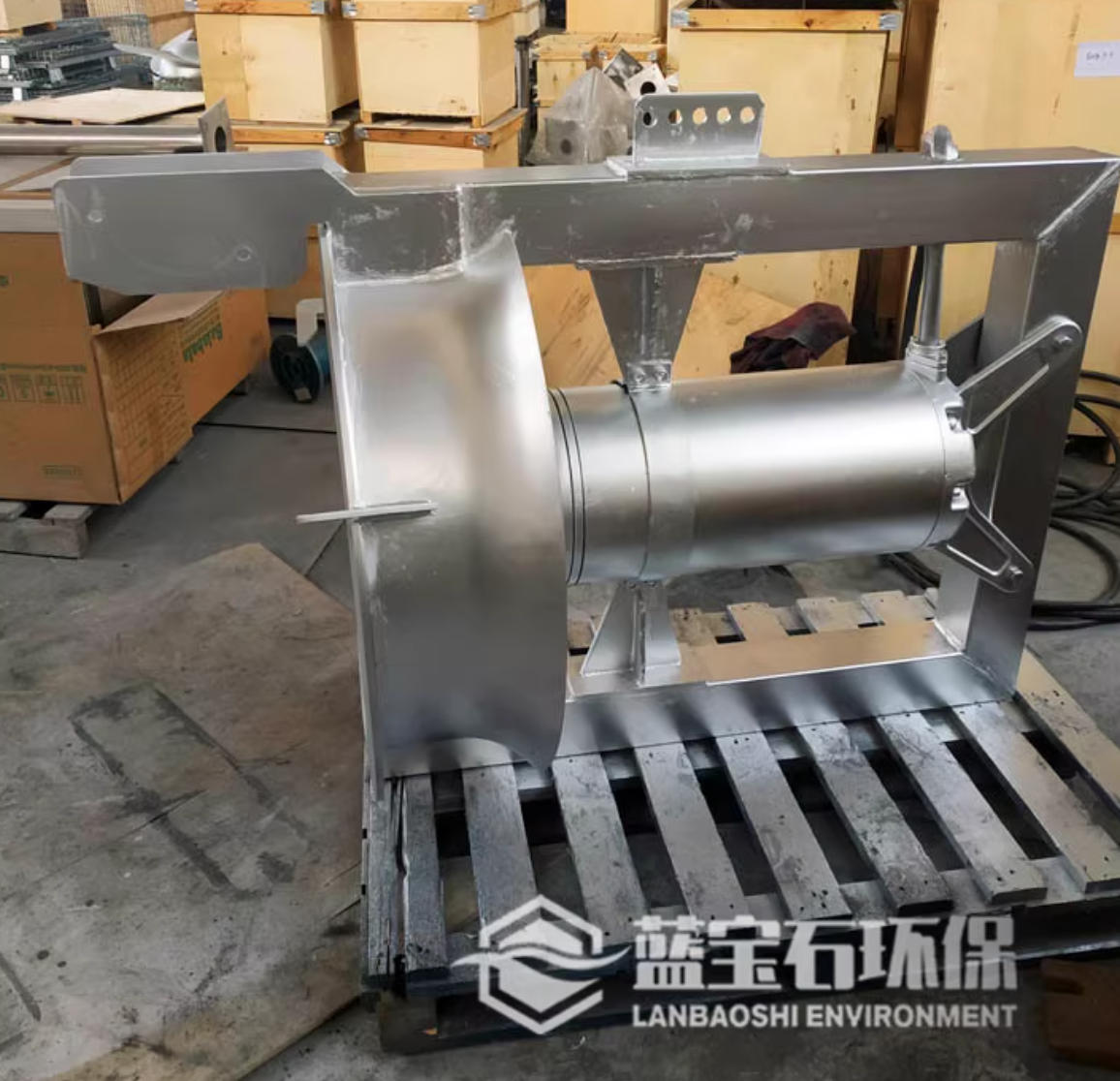 南京藍寶石環(huán)保與陽新某水務(wù)公司合作-QHLB潛水回流泵應(yīng)用案例