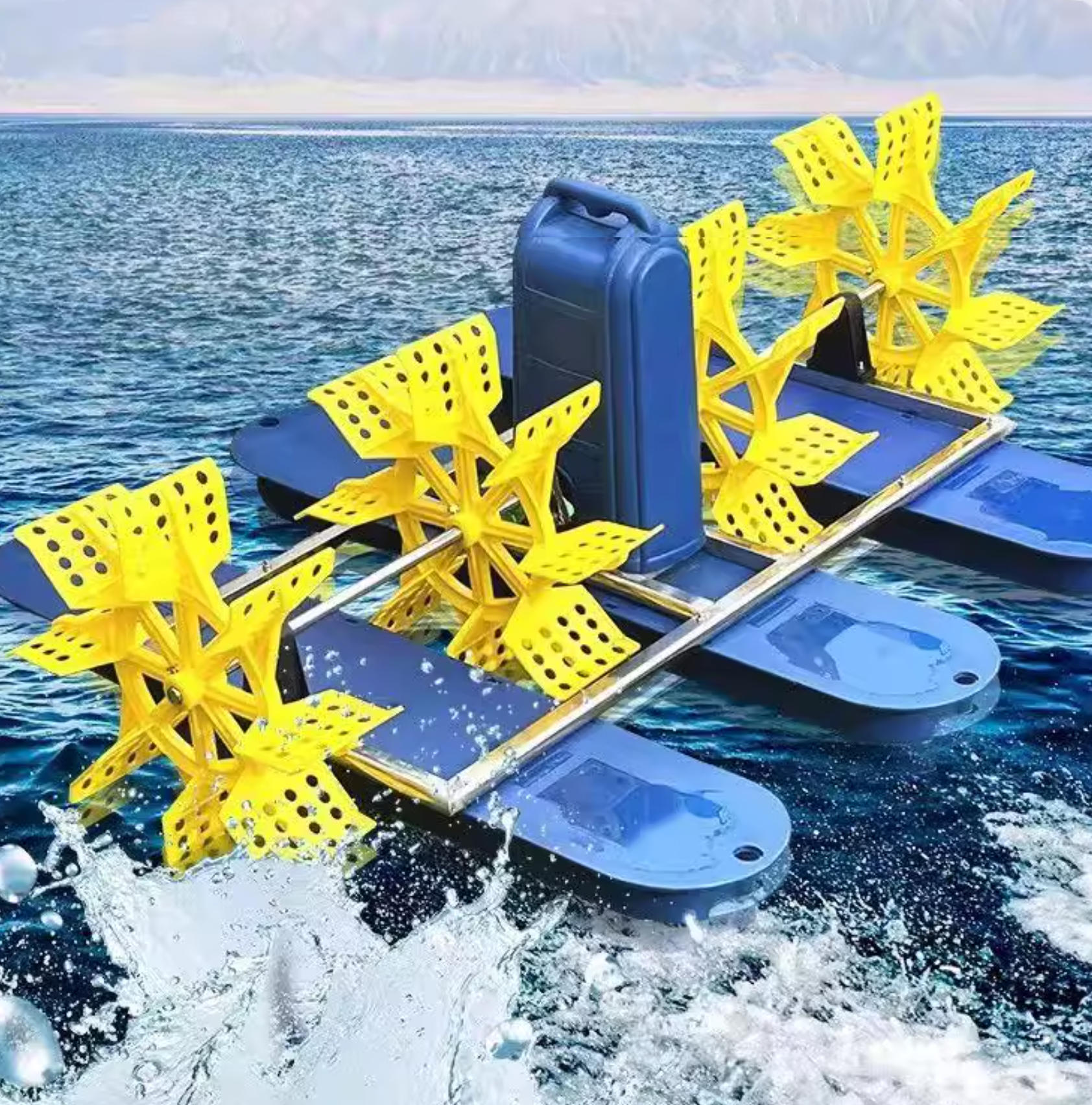 碧水清波，驅(qū)動未來：南京藍(lán)寶石太陽能水車曝氣機(jī)